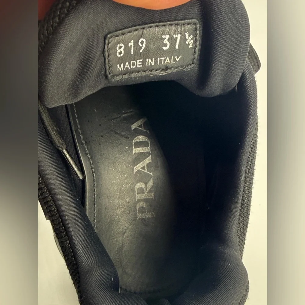 Prada Cloudbust Thunder Sneaker in Black US 7.5 - Picture 9 of 9